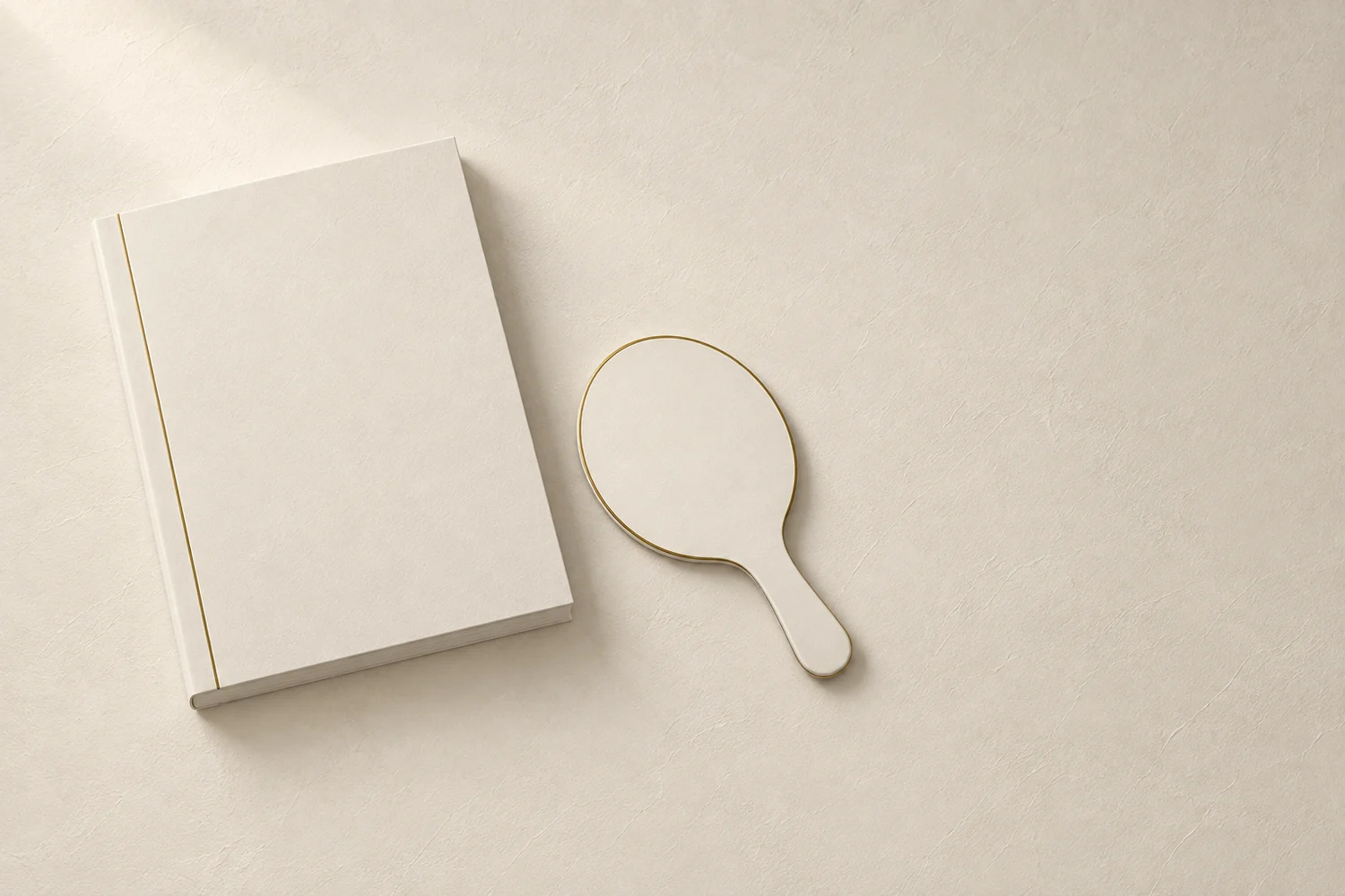 A closed auction catalogue with a bidder paddle on top