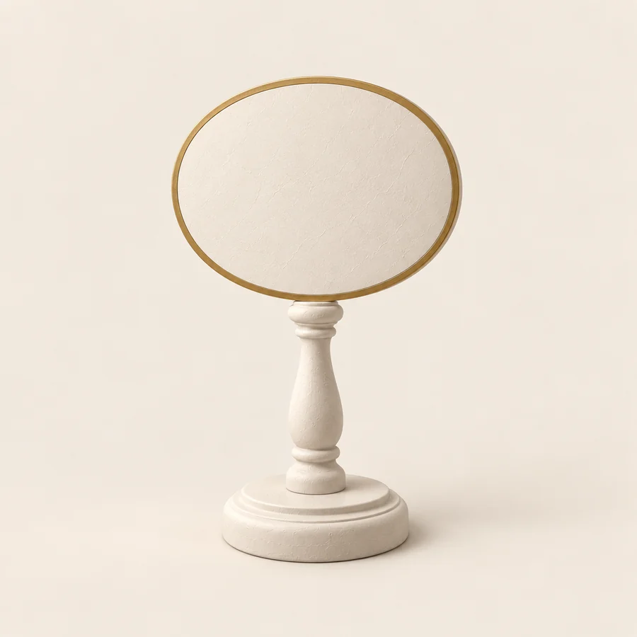 A bidder paddle on a stand